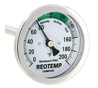 REOTEMP Backyard Pro Compost Thermometer, with PDF Composting Guide (0-200 Fahrenheit) (36 Inch Stem)