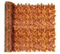 REOVE Artificial Ivy Privacy Fence Screen, Artificial Hedge Fence Green Leaf Ivy Screen Plant Wall Fake Grass Decorative Backdrop for Privacy Protection Home Balcony Garden