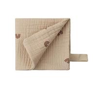 Reoyloep Muslin Cloths for Baby, 1 Pack Muslin Squares 23x23cm/9.06"x9.06" Baby Burp Cloth Cotton Facial Towels Super Soft