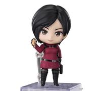 REOZIGN Ada Wong, Leon Scott Kennedy Action Figure Movbale Face Replacement Q Version 10 cm/3.9 Inches PVC Character Model Decoration Gifts (b)