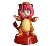 REOZIGN Anya Figure Face Replacement, Anya Forger Figure, 14 Cm, Handmade, PVC, Model Statue Collection, Craft Gift