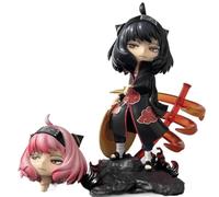 REOZIGN Anya Figure Replacement Head Anya Forger Figure 18cm PVC Handmade Cosplay Collectible Model Gift for Anime Fans