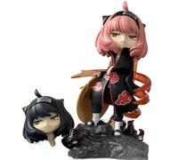 REOZIGN Anya Figure, Standing Replacement Face, Anya Forger Figure, 18 Cm, PVC Model Collectible Handcraft, Gift for Anime Fans