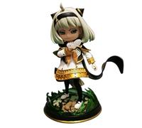 REOZIGN Anya Firefly Anya Forger Standing Figure 16cm PVC Articulated Figure Cosplay Model Craft Gift for Anime Fans (Green)