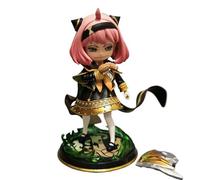 REOZIGN Anya Firefly Anya Forger Standing Figure 16cm PVC Articulated Figure Cosplay Model Craft Gift for Anime Fans (Pink)