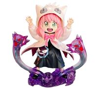 REOZIGN Anya Forger Figurine Anya Forger Intimidating Figure 16cm PVC Cosplay Model Craft Gift for Anime Fans (a)