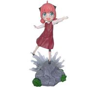 REOZIGN Anya Forger Kung Fu 20cm PVC Collectible Figurine Souvenir Craft Gift for Anime Fans (b)
