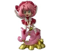 REOZIGN Anya Forger Q Version 14cm PVC Handmade Cosplay Model Collectible Figure Gift for Anime Fans