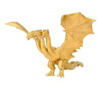 REOZIGN Ghidorah Figure, Three-Headed Dragon Ghidorah Figurine 18 cm/7.1 Inches Handmade PVC Character Statue Decoration Gifts