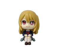 REOZIGN Hoshino AI, Hoshino Rubii, Sitting Q Version Anime 8 cm/3.1 Inch PVC Character Cosplay Model Craft for Anime Fans Gift (B)