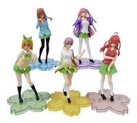 REOZIGN Ichika, Nino, Miku, Yotsuba, Itsuki, 5 Articulated Figures 18cm, Anime Character Model Handmade Collectible Craft Gift