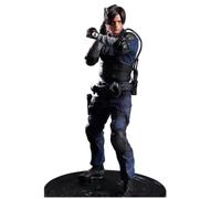REOZIGN Leon Scott Kennedy Jill Valentine Figure, 30 cm Statue, Gift for Anime Fans (Leon 2.1)