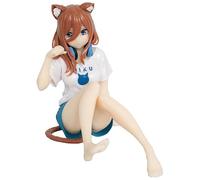 REOZIGN Miku Nakano, Nino Nakano Figure, Pajamas Seated Q Version Anime Figures 10 cm/3.9 Inches PVC Character Model Decoration Ornament Gifts (A)