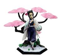 REOZIGN Nezuko Figure, Zen'itsu Agatsuma, Tanjirō Kamado, Shinobu Kocho, Standing Articulated Figures 19cm/7.5 Inch, PVC, Handmade, Decoration, Gifts (a)