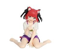 REOZIGN Nino Figure, Nakano Miku Figure, Home Clothes Sitting Anime Figures 10 cm/3.9 Inches Handmade PVC Character Model Decoration Certe (A)