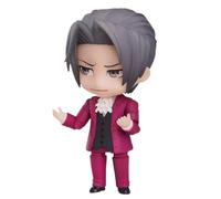 REOZIGN Phoenix Wright, Miles Edgeworth, Version Q Animated Figures Face Replacement Mobiles 10 cm/3.9 Inches PVC Model Craft Gift (A)