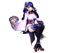 REOZIGN Raiden Shogun Figure, Genshin Impact Raiden Shogun Action Figures Seated 18Cm/7.1 Inch PVC Memories Anime Fans Gifts