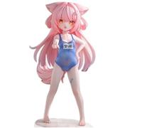 REOZIGN Sakura Yume Action Figure Standing Swimsuit Uniform Sakura Yume 18 cm/7.1 Inch Handmade Models for Anime Fans Gift