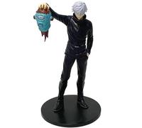 REOZIGN Satoru Gojo Figure, 19Cm/7.5 Inch Satoru Gojo Battle Anime Figures, Handmade PVC Game Model, Decoration, Craft Gift (c)