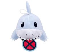 REOZIGN Shark Plush, Jeff The Land Shark Short Plush Doll 19 cm/7.5 Inches Handmade Cosplay PVC Statues Souvenirs for Anime Fans Gifts (A)