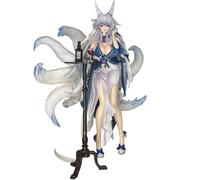 REOZIGN Shinano Figurine, Formal Dress Fox Nine-Tailed Shinano 28 cm/11 Inch Statues Collection Game Model for Anime Fans Gift