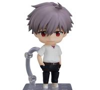 REOZIGN Shinji Ikari Figure, Kaworu Nagisa Figure, Q Version, Replacement Face 10 Cm PVC Handmade, Collectible Craft Gift (b)