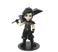 REOZIGN Tifa Lockhart Figure, Zack, Cloud Strife, Aerith Gainsborough, Q Version, Standing, Anime, 11 Cm/4.3 Inch, PVC Model, Decoration, Gifts (b)
