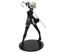 REOZIGN Yorha No.2B No.9S Standing Figure 18cm Handmade Model Game Character Collection Decoration Gift for Anime Fans (A1)