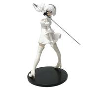 REOZIGN Yorha No.2B No.9S Standing Figure 18cm Handmade Model Game Character Collection Decoration Gift for Anime Fans (A2)