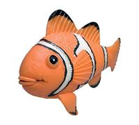 Rep Pals - Stretchy Clown Fish Toy by Deluxebase. Animal Shaped Squishy Sensory Fidget Toys, Stress Relief Squeeze Figure, Soft Flexible Rubber, Fun Fantasy Gift for Kids