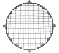 Repa Market 12.4" Inch / Ø315 mm Galvanized Steel Round Crawl Space Vent Grid - Inlet Outlet Ventilation Guard - Universal Metal Air Supply Exhaust Protection Mesh - Durable Duct Grille