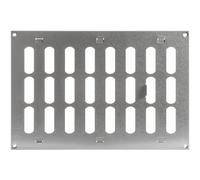 Repa Market 12" x 8" Inch (Outer Dimensions) Galvanized Adjustable Air Wall Vent Cover Indoor Outdoor Metal Grille Heating Cooling Ventilation for Home Garage Shed Open and Close Register 300 x 200 mm