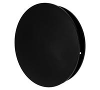 Repa Market 150 mm / 6 inch Black Plastic Air Vent Diffuser - HVAC Duct Air Intake and Exhaust Circular Vent Cover - Adjustable Vent for Home - Wall & Ceiling Airflow Diffuser - AC Closable Vent Cover