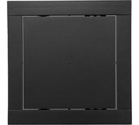 Repa Market 150 x 150 mm Anthracite Plastic Inspection Hatch - Plasterboard Access Panel for Walls & Ceilings, Bath Panel & Fuse Box Cover Cabinet, Access Hatch, Wall Access Panel for Plumbing