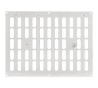 Repa Market 16" x 12" Inch (Outer Dimensions) White Adjustable Air Wall Vent Cover - Indoor Outdoor Metal Grille Heating Cooling Ventilation for Home Garage Shed Open and Close Register (400 x 300 mm)