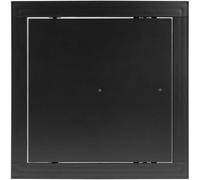 Repa Market 200 x 200 mm Anthracite Plastic Inspection Hatch - Plasterboard Access Panel for Walls & Ceilings, Bath Panel & Fuse Box Cover Cabinet, Access Hatch, Wall Access Panel for Plumbing