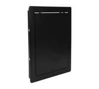 Repa Market 200 x 250 mm Plasterboard Access Panel - Black Plastic Inspection Hatch for Walls & Ceilings, Bath Panel & Fuse Box Cover Cabinet, Access Hatch, Easy Install for Plumbing & Electrical