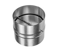 Repa Market 4 Inch (100mm) Backdraft Damper/Galvanized Steel Draft Blocker/One-Way Airflow Stopper/HVAC Exhaust Duct Connector/Inline Spring-Loaded Backflow Preventer for Secure Ventilation