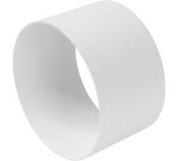 Repa Market 4 Inch / 100mm Ducting Connector - Round Plastic Pipe Coupler - Female Fit - Flexible Hose Extension Joint - HVAC Vent Hose Adapter - Dryer & Air Conditioning Duct Pipe Connector