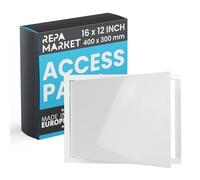 Repa Market 400 x 300 mm White Plastic Inspection Hatch - Plasterboard Access Panel for Walls & Ceilings, Bath Panel & Fuse Box Cover Cabinet, Access Hatch, Wall access panel for Plumbing & Electrical