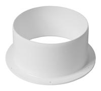 Repa Market 5" Inch / 125 mm Dryer Vent Hose Connector - Straight Plastic Pipe PVC Pipe Collar for Heating Cooling Ventilation System - Ducting Coupling Wall Plate - Assembly Joint Adapter