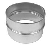 Repa Market 6 Inch / 150mm Ducting Pipe Connector - Galvanised Round Male Fit Duct Connectors for Metal Ducting Pipe - Inline Duct Coupler for Indoor, Outdoor - Dryer Hose, Tumble Dryer Hose Connector