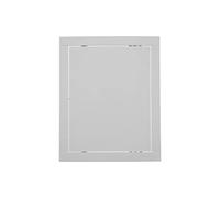 Repa Market 8'' x 10'' White Access Panel Door Opening Flap Cover Plate - Plumbing, Electricity, Alarm Wall Access Panel for Drywall - Box Door Lock - Door Latch - Size/Color (8 x 10, White)