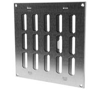 Repa Market 8" x 8" Inch (Outer Dimensions) Galvanized Adjustable Air Wall Vent Cover Indoor Outdoor Metal Grille Heating Cooling Ventilation for Home Garage Shed Open and Close Register 200 x 200 mm