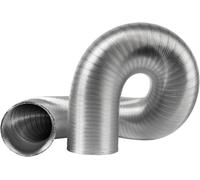 Repa Market Ø80 mm - 3m Ducting Pipe - Flexible Aluminum Tube - Aluminum Air Conditioner Hose - Spring Steel Wire Hose - Kitchen Exhaust Pipe 80mm Ducting, Tumble Dryer, Gas Cooker, Extractor Fan