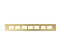 Repa Market Designer Ventilation Grille Gold 300 x 40mm / 12" x 1.5" Inch - Decorative Aluminum Air Vent Cover for Cabinet, Door, Floor - Elegant Furniture Vent Register - Modern Air Return Grille