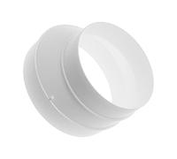 Repa Market Duct Reducer 150mm to 125mm / 6 Inch to 5 inch ducting Reducer/White Plastic Round Ducting Pipe Adapter - Male End Fitting for HVAC Ventilation System/Dryer Pipe Adapter