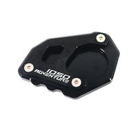 Repackage For 1050 1090 1190 1090 1290 Adventure ADV CNC Kickstand Foot Side Stand Extension Support Plate Pad(Black 1A)