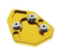 Repackage For K1200S K1200R 05-08 K1300S K1300R 09-14 Side Stand Pad Plate Kickstand Enlarger Support Extension(Gold)