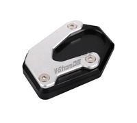 Repackage For V-STORM 800DE VSTROM 800DE 1050DE 2023-2024 Kickstand Foot Side Stand Extension Pad Support Plate Enlarge(Black)